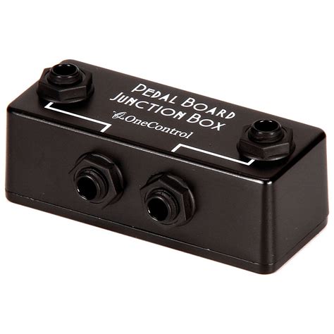 one control junction box|pedal board junction box.